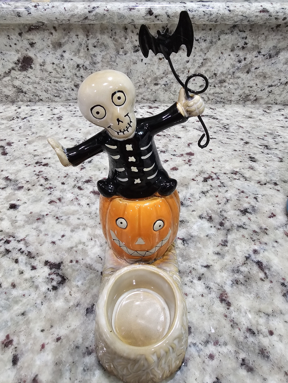 Yankee Candle Boney Bunch "Boney Baby" Tealight Holder NIB